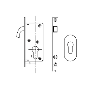 Dorma Hook Lock For Sliding Door, XL-C 2014